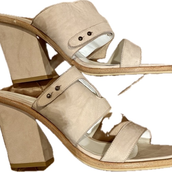 Freda Salvador beautiful slip on heels in suede nude color, brand new, size 10 - Picture 16 of 16